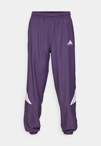 CRAZYLITE PANT - Treniņtērpa apakšdaļas - aurora plum/white