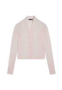 SEMI-SHEER WITH BUTTONS - Vest - light pink