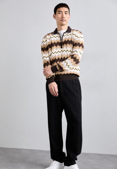 Missoni TROUSERS - Παντελόνι - black beauty