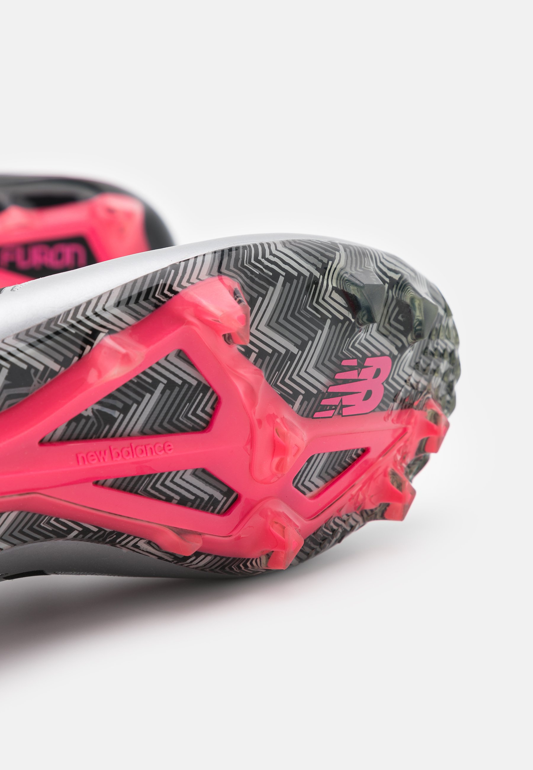 New Balance MSFLF - Moulded stud football boots -  silver/pink/silver-coloured - Zalando.ie