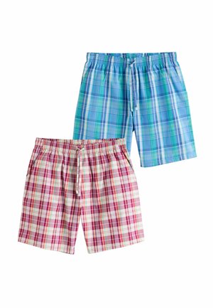 REGULAR FIT - 2 PACK - Pyjama bottoms - blue red check