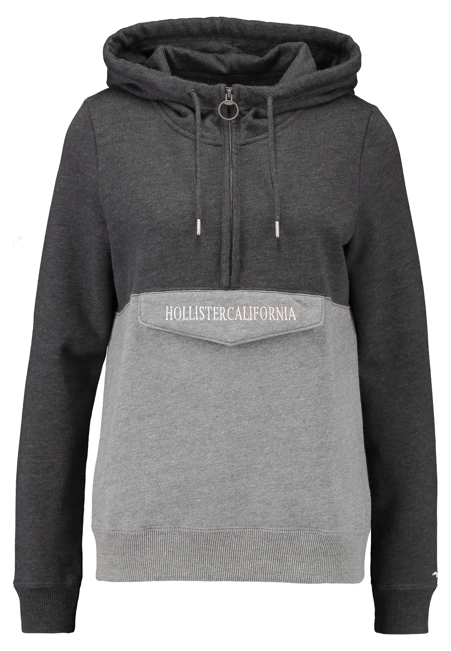 hollister black zip hoodie