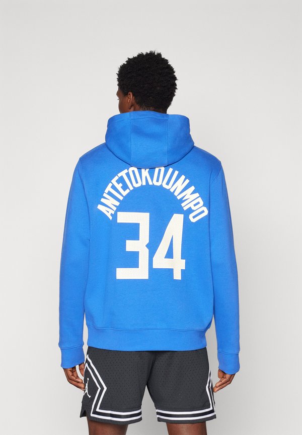NBA CITY EDITION MILWAUKEE BUCKS GIANNIS ANTETOKOUNMPO HOODY - Club wear - game royal3