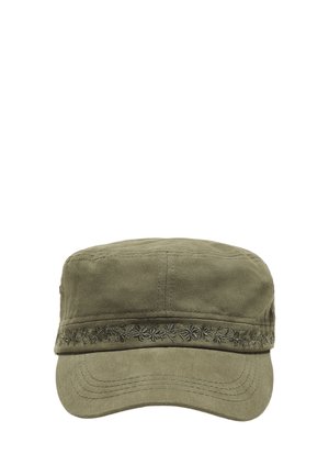 Stradivarius, EMBROIDERED SAILOR CAP - Casquette - khaki