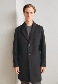 Antony Morato COAT RUPERT REGULAR FIT WITH PADDED TECHNO FABRIC AS CONTRAST - Cappotto corto - black