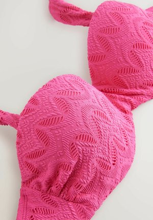 Next SHAPING PADDED BANDEAU STANDARD - Haut de bikini - pink lace