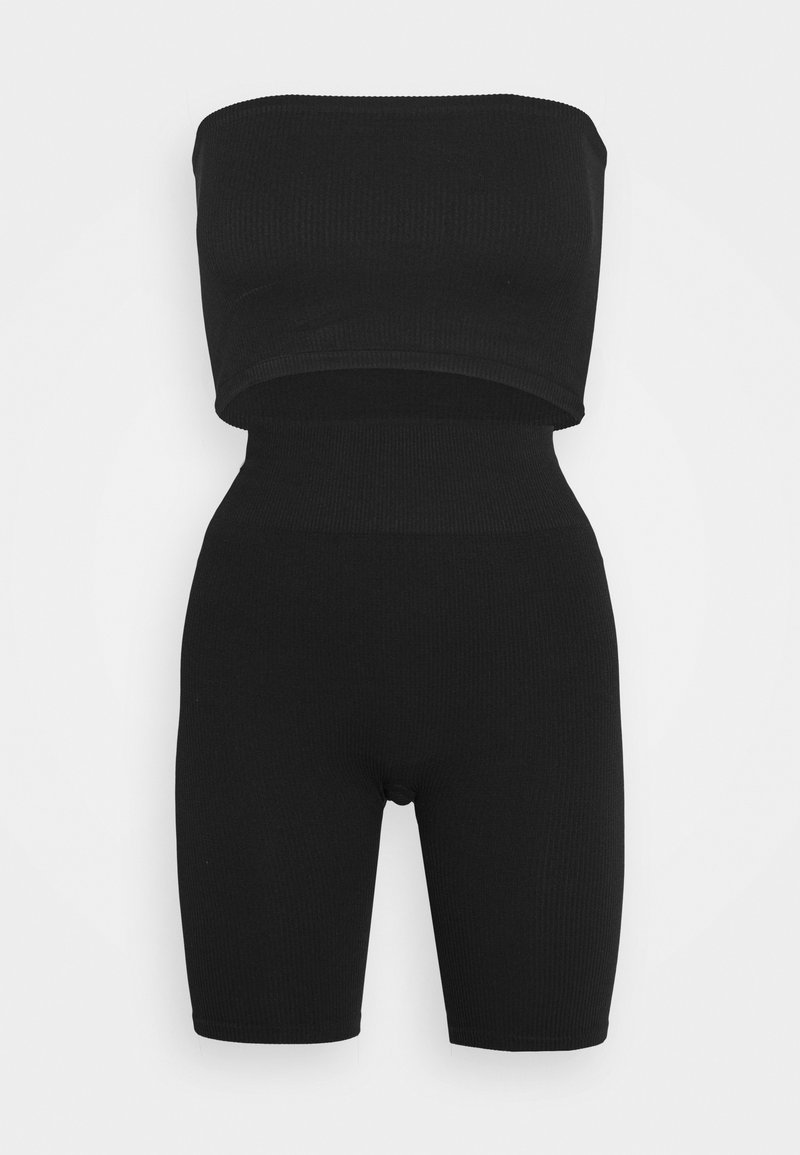 Damen T-Shirts | Pieces PCCLEO SHORT BRA SET Top black/schwarz - IS98470 Damen T-Shirts | Pieces PCCLEO SHORT BRA SET Top black/schwarz - IS98470