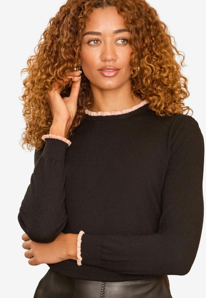 Love & Roses REGULAR FIT - Džemperis - black tipped