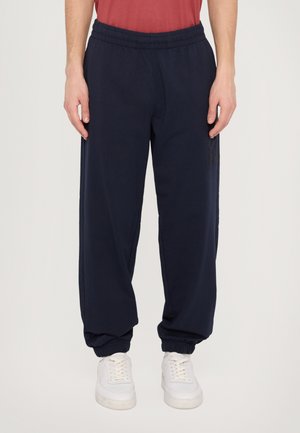 Tracksuit bottoms - blue/beige