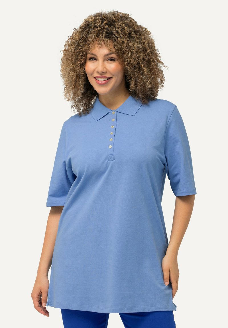 Ulla Popken MANCHES COURTES - Polotričko - cloud blue