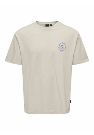OSJKEANE SS TEE - T-shirts print - silver lining