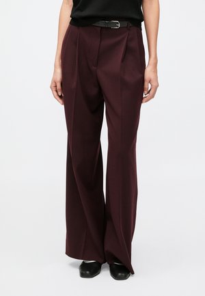 DARCEY TROUSERS - Παντελόνι - dark burgundy
