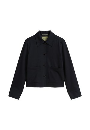 Marc O'Polo INDOOR COLLAR PATCH POCKETS AT FRONT BUTTONED - Summer jacket - deep night blue
