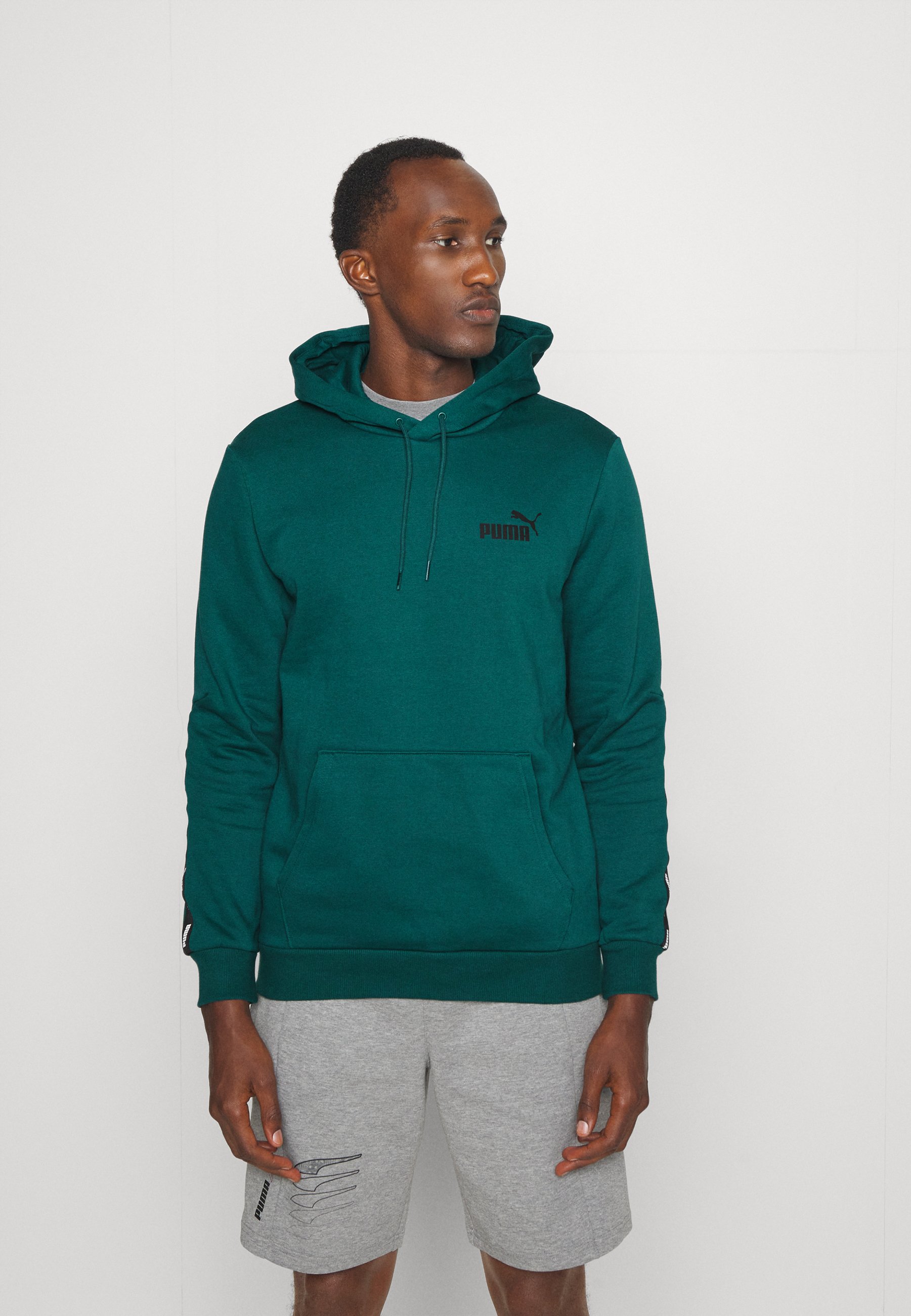 Puma TAPE HOODIE - Sweatshirt - varsity green/green - Zalando.ie