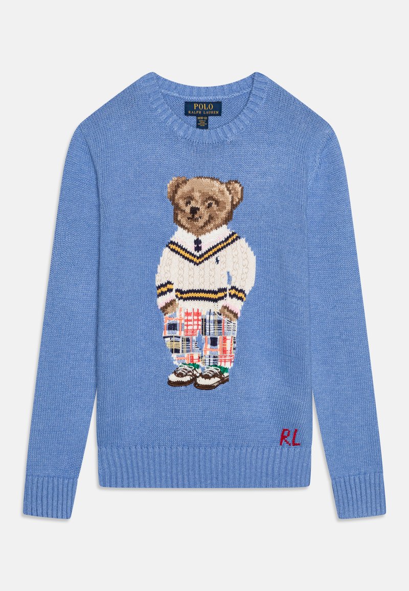 Polo Ralph Lauren BEAR Strickpullover soft royal preppy/mehrfarbig Zalando.at