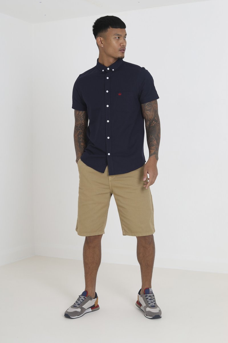 Brave Soul MSRT-OVALSTN GDP - Shorts - stone