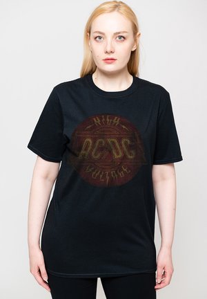 Paradiso Clothing AC DC HIGH VOLTAGE VINTAGE - Print T-shirt - black