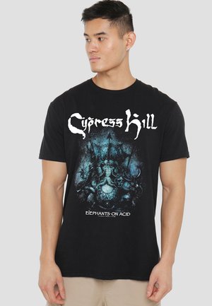 CYPRESS HILL - ELEPHANTS ON ACID FRONT  - Print T-shirt - black