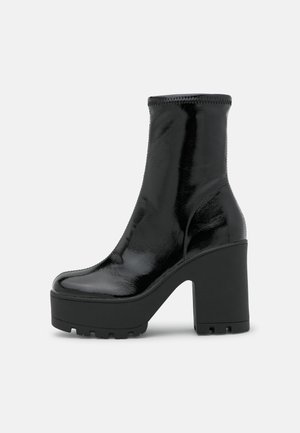 Botines de tacón - black