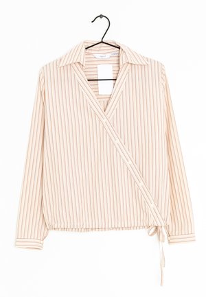 Overhemdblouse - beige