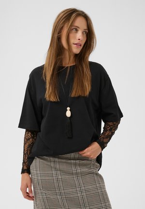 Culture, CUCOLUM - T-shirt à manches longues - black