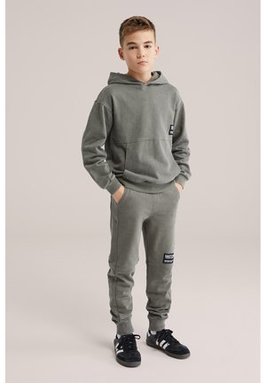 WE Fashion SALTY DOG - Treniņtērpa apakšdaļas - olive green