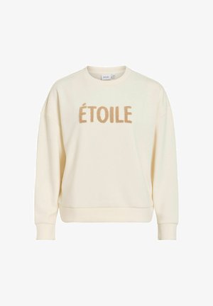 VILA, LONG SLEEVED SWEATSHIRT VIREFLECT ROUND NECK - Sweater - birch