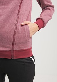 TWINTIP Sudadera con cremallera - mottled bordeaux
