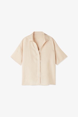 Intimissimi, THE PURE PLAIN-WEAVE - Hemdbluse - mottled beige