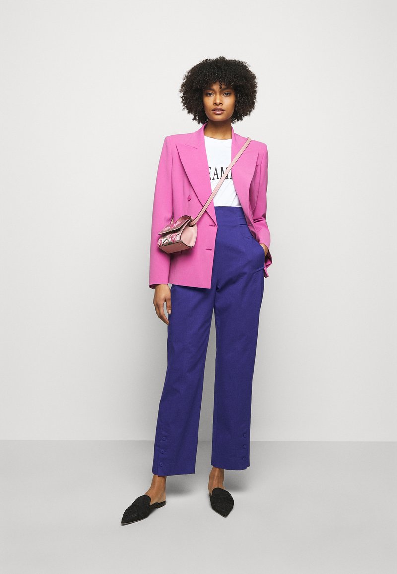 Damen Bekleidung | Alberta Ferretti TROUSERS Stoffhose blue/blau - JB10185 Damen Bekleidung | Alberta Ferretti TROUSERS Stoffhose blue/blau - JB10185