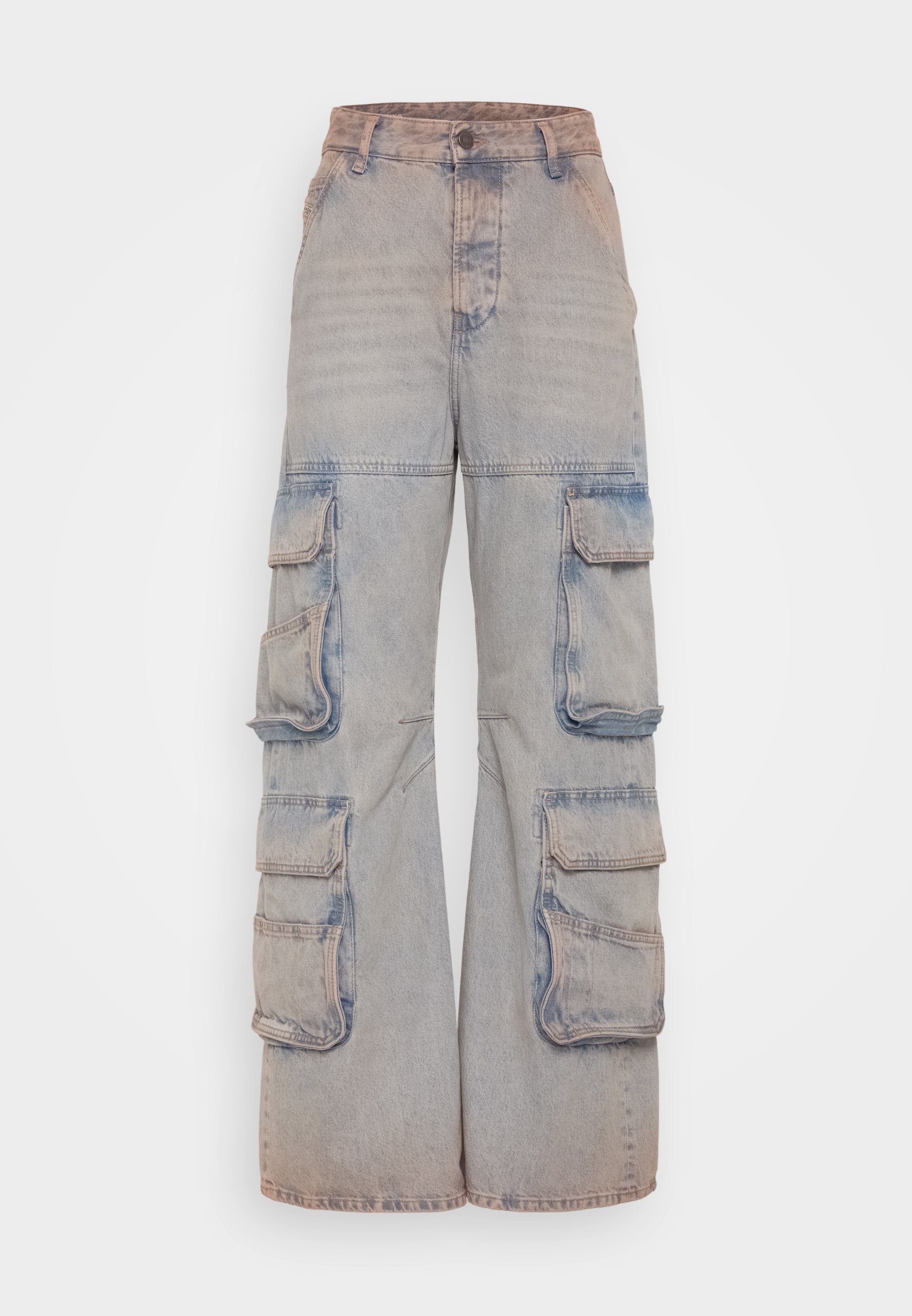 Diesel D-SIRE-CARGO-D - Wide Leg - 70w/grey - Zalando.co.uk