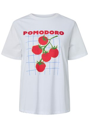 Pieces, PCPOMA - T-shirt print - bright white