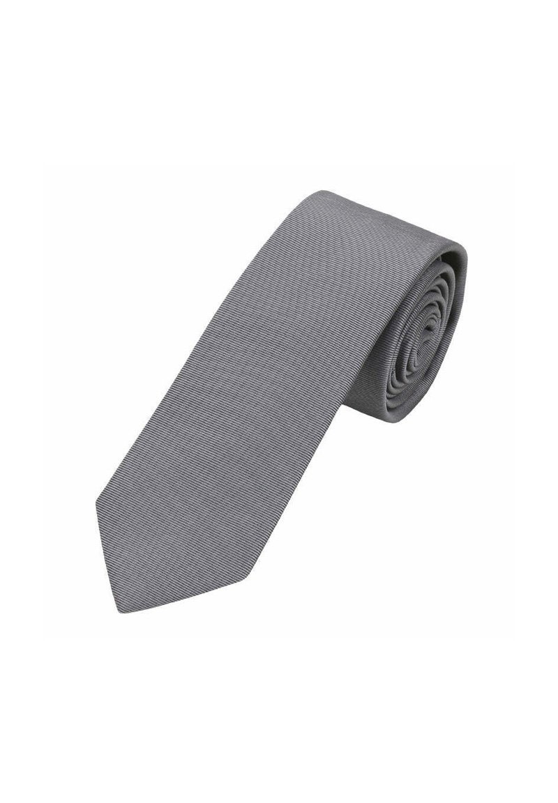 Seidenfalter Krawatte - dunkelgrau