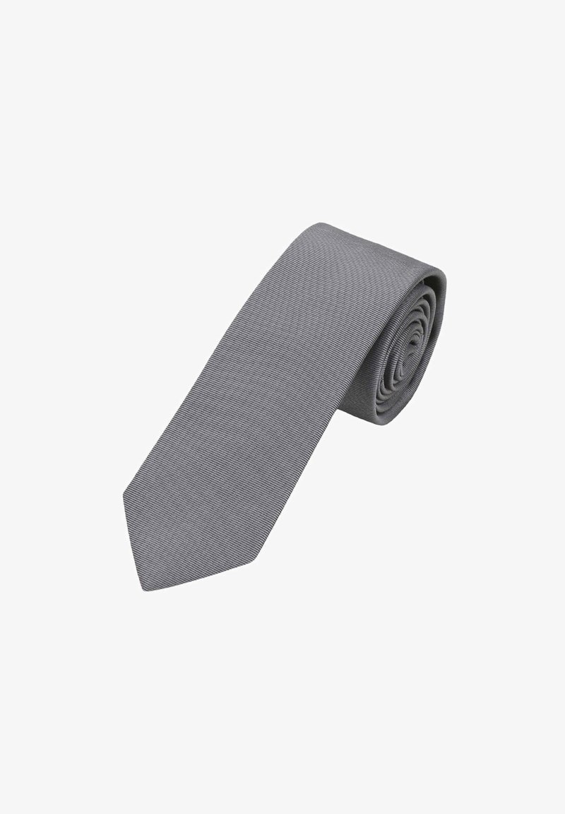 Seidenfalter Krawatte - dunkelgrau