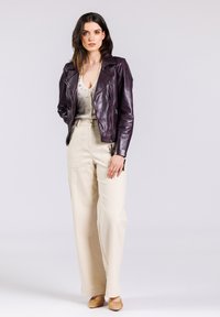 Freaky Nation BIKER PRINCESS - Nahkatakki - midnight plum