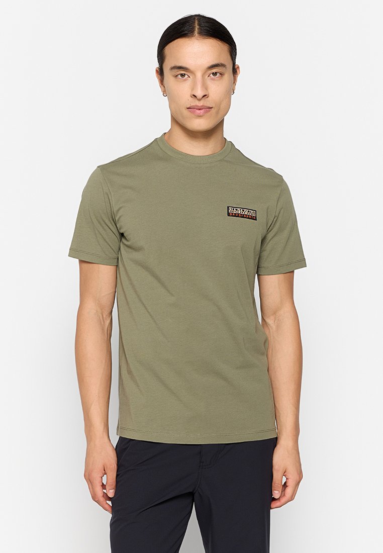 Napapijri T-shirt print olijfgroen