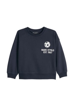 Marc O'Polo MIT FUSSBALL-MOTIV UND RÜCKENPRINT   - Sweatshirt - dark navy