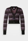 FAIRISLE CARDIGAN - Strickjacke - black