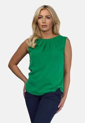 WITH PLEATS - Top - green