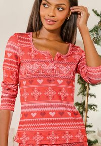 Lipsy REGULAR FIT - CHRISTMAS SET - Pijamale - red fairisle