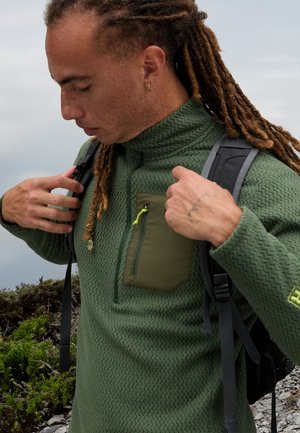 AIR ZIP NECK - Suéter de forro polar - torrey pine green