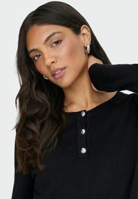 ONLY Stickad klänning - black