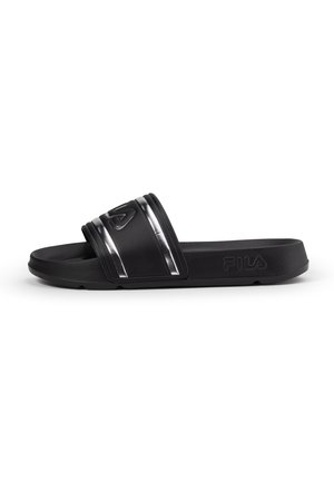 MORRO BAY LOGO - Badslippers - black silver