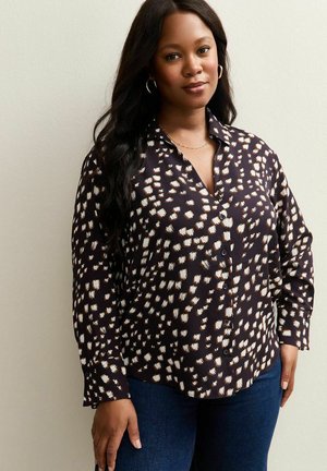 CURVES ABSTRACT PRINT - Overhemdblouse - red pattern