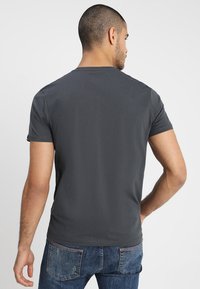 Alpha Industries SMALL LOGO - T-Shirt basic - grey/black