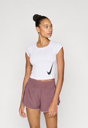 TEMPO RUN - Camiseta deportiva - white/photon dust/reflective silver-coloured/black