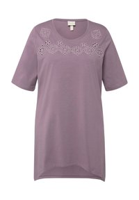 Ulla Popken T-shirts print - mauve