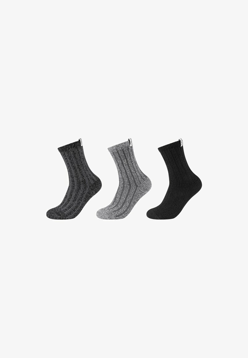 s.Oliver 3 PACK - Strømper - black