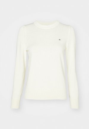 GANT CLASSIC CNECK - Jumper - creme
