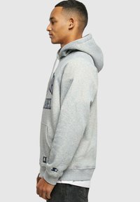 Starter LABEL RAGLAN  - Hoodie - heathergrey